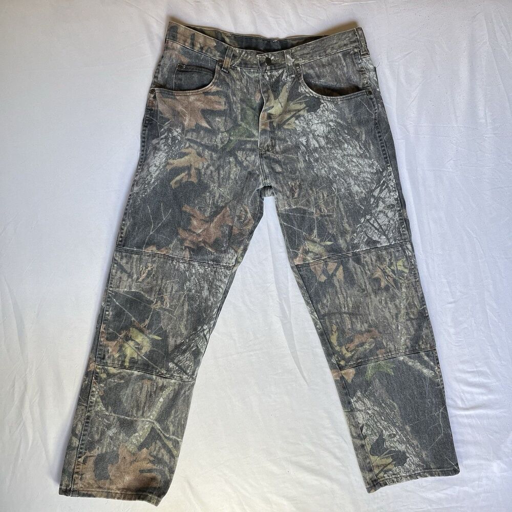 Vintage Wrangler Advantage Realtree Camo Double Knee Jeans 36x30 (29) 97GR1 MO